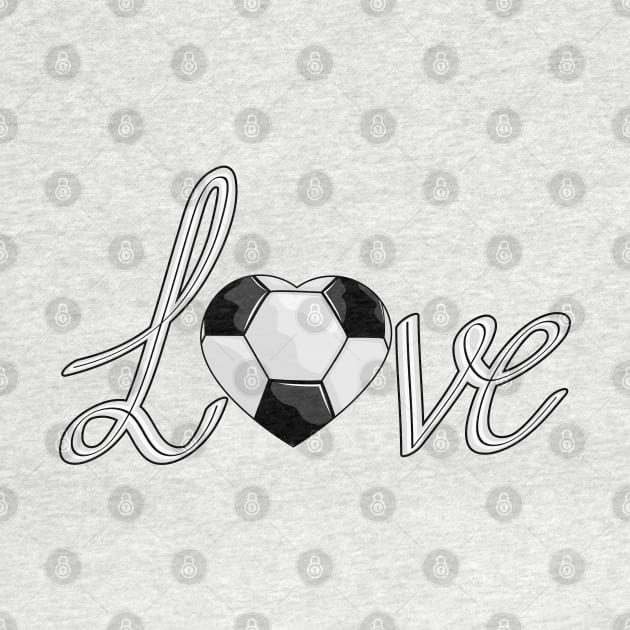 Soccer Love by Designoholic